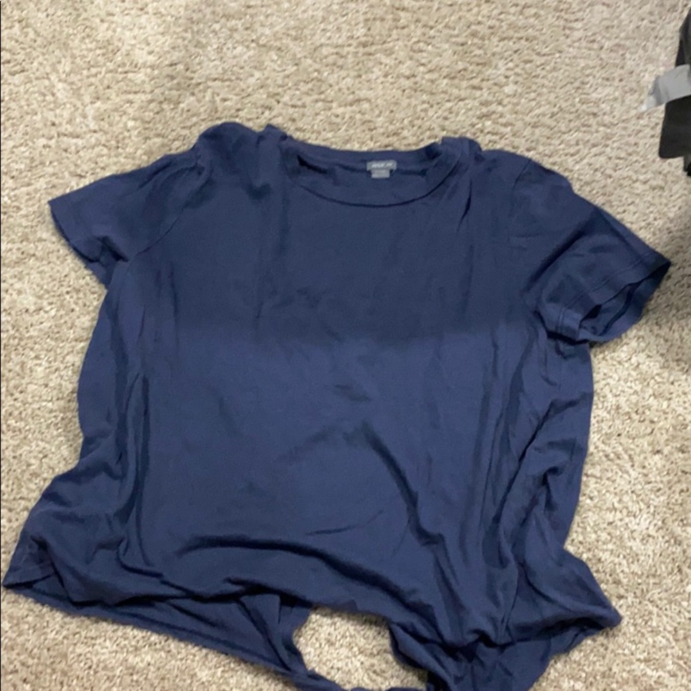 Beach bound “cropped tee”